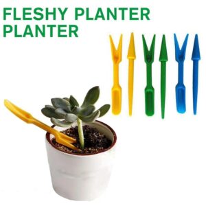 Succulent Transplanter Planter Two-Piece Plant Transfer Tool Tool Seedling Gardening Kit Gardening Plan Pla Mini Transplant K1S6