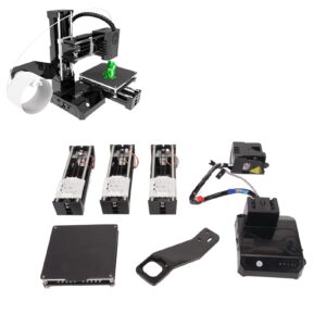 3D Printers, Portable DIY 3D Printers, Quick Assembly FDM Mini 3D Printer for Beginners, Direct Extruder FDM Small 3D Printer for PLA and TPU Filaments with 1.75mm Diameter (US Plug)