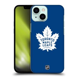 Head Case Designs Officially Licensed NHL Plain Toronto Maple Leafs Hard Back Case Compatible with Apple iPhone 13 Mini