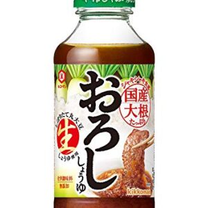 Kikkoman Japan - (Daikon / Radish) Oroshi Soy Sauce w/ Umami Flavor - 9.5 Fl Oz | Pack of 1