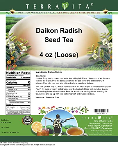 Daikon Radish Seed Tea (Loose) (4 oz, ZIN: 516497)