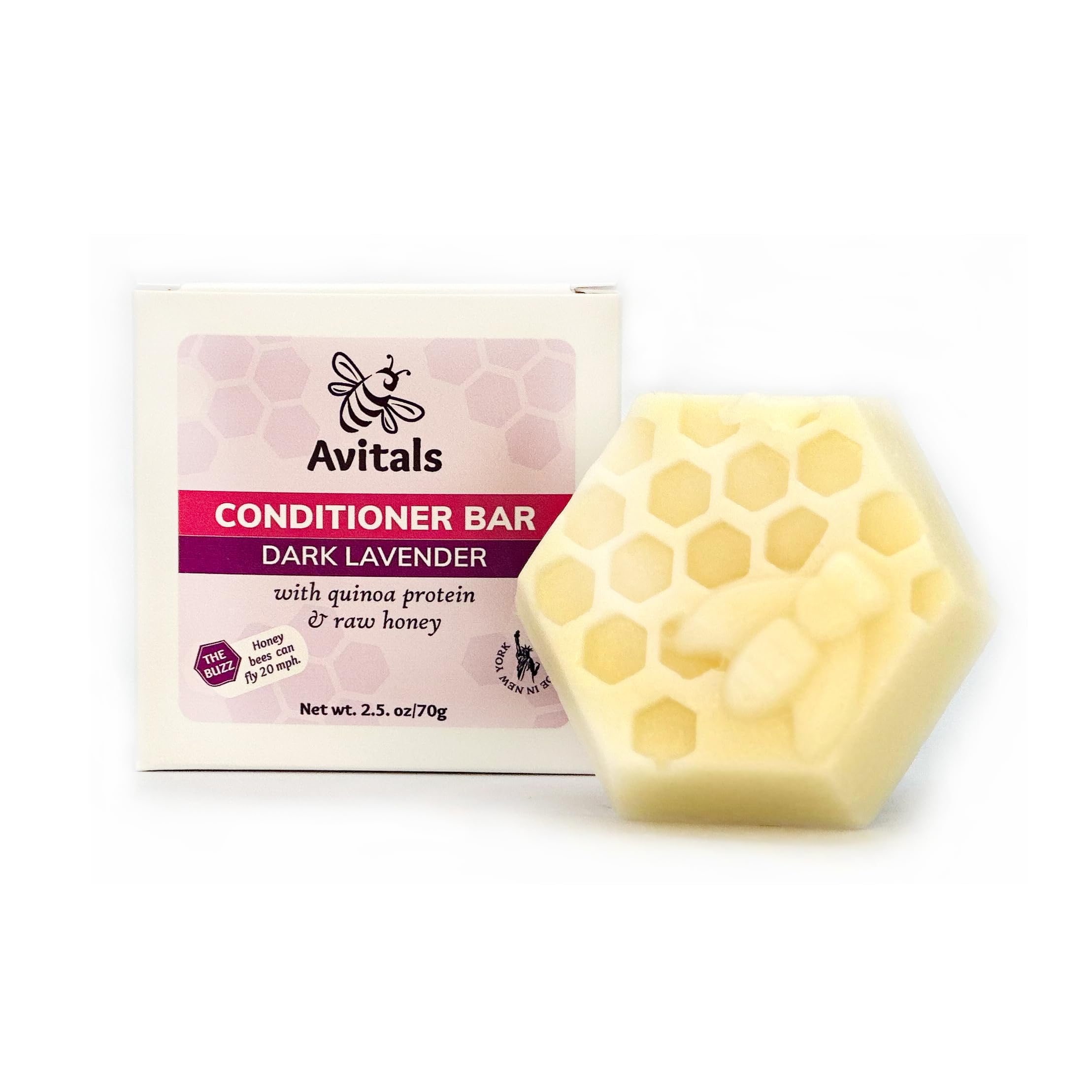 Dark Lavender-Lavender & Patchouli Conditioner Bar with Daikon Seed Extract