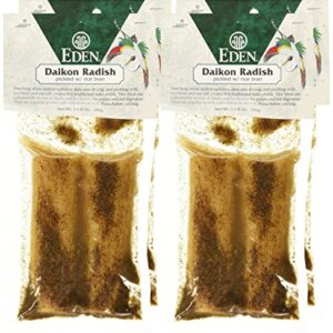 Eden Pickled Daikon Radish (2 Pieces), 3.5-Ounce Packages (Pack of 4)