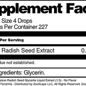 Daikon Radish Seed Glycerite Liquid Extract (1:5) - No Flavor (1 oz, ZIN: 522362) - 3 Pack