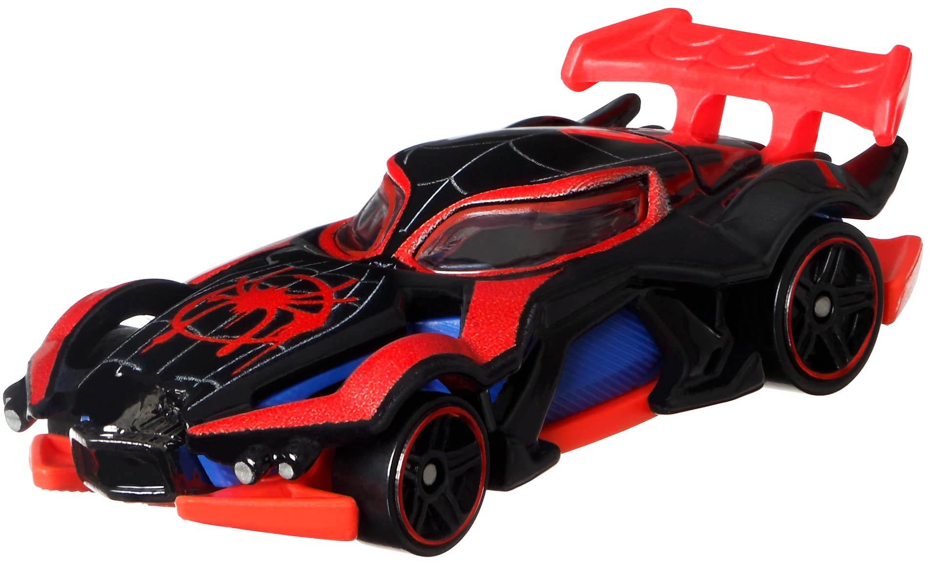 Hot Wheels Marvel Spider-Man Toy Cars 5-Pack in 1:64 Scale, Set of 5: Spider-Man, Proto-Suit Spider-Man, Miles Morales, Spider-Gwen & Venom