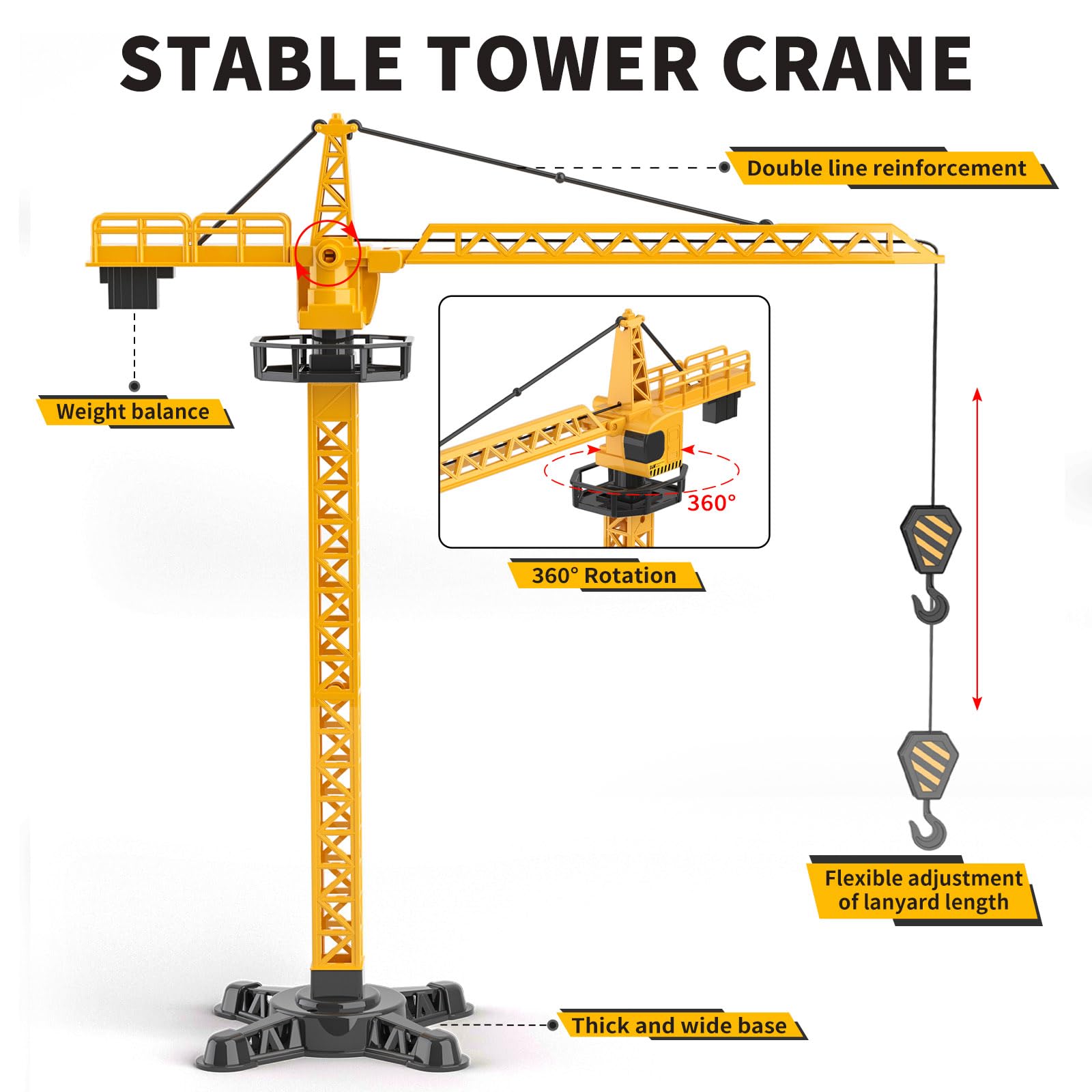 Kids Construction Toys, Construction Truck Toys Set w/Crane, Excavator, Forklift,Bulldozer,Dump Trucks,Cement Truck,Road Roller, Alloy Construction Vehicle Toys for 3 4 5 6 7 Years Old Boys Gifts