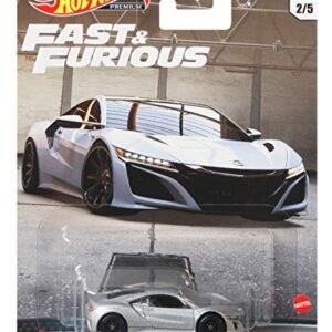 Hot Wheels Fast & Furious: Full Force Re-Release 5 Premium All-Metal Castings Real Riders Wheels in Original Packaging in One Exclusive Bundle Box [Amazon Exclusive]