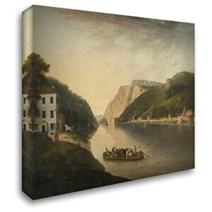 hotwells and rownham ferry 24x20 gallery wrapped stretched canvas art by william williams