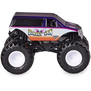 Monster Jam 2022 Spin Master 1:64 Diecast Truck with Bonus Accessory: Danger Divas Boogey Van