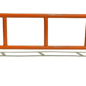 FLVFF Fingerboard Rail Bike Rack Metal Solid Steel Grind Rails Ramp and Skate Parks (BR) (Orange)