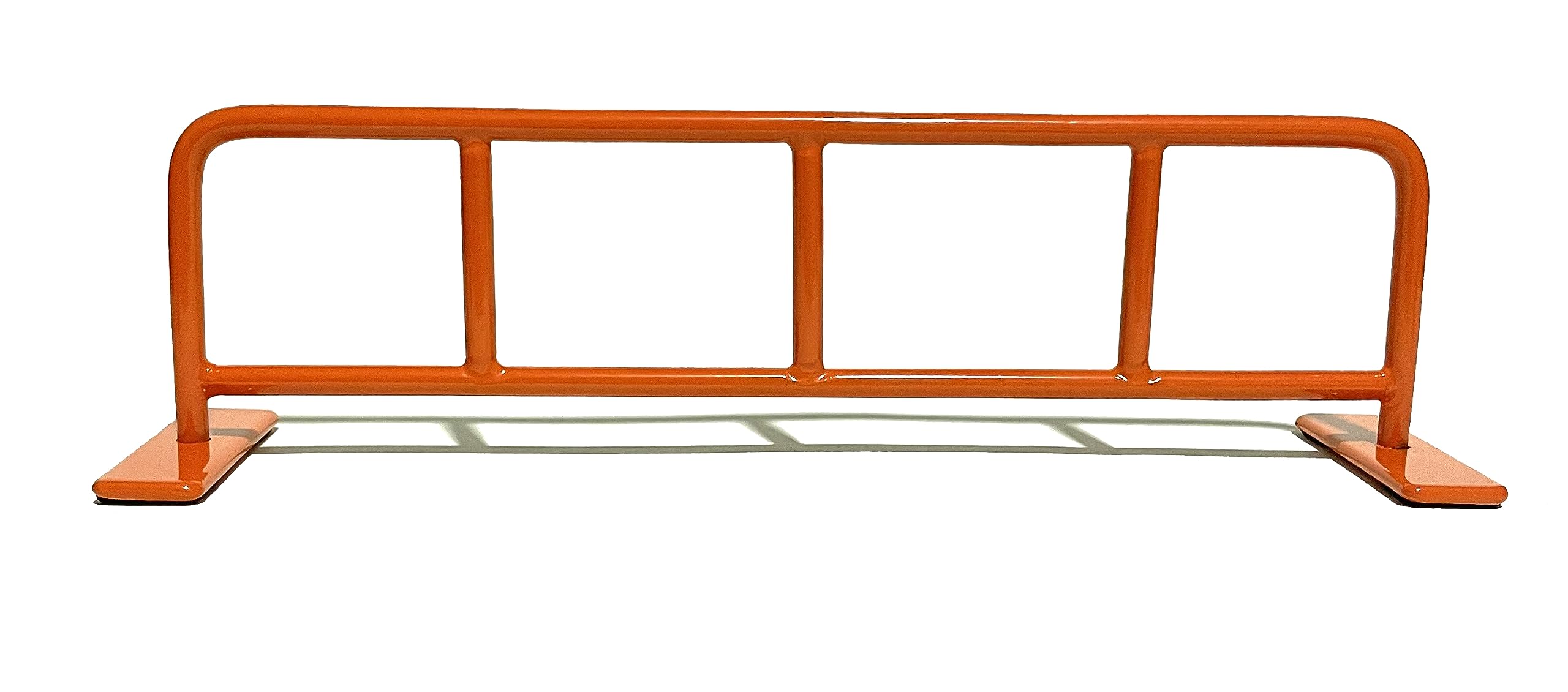 FLVFF Fingerboard Rail Bike Rack Metal Solid Steel Grind Rails Ramp and Skate Parks (BR) (Orange)