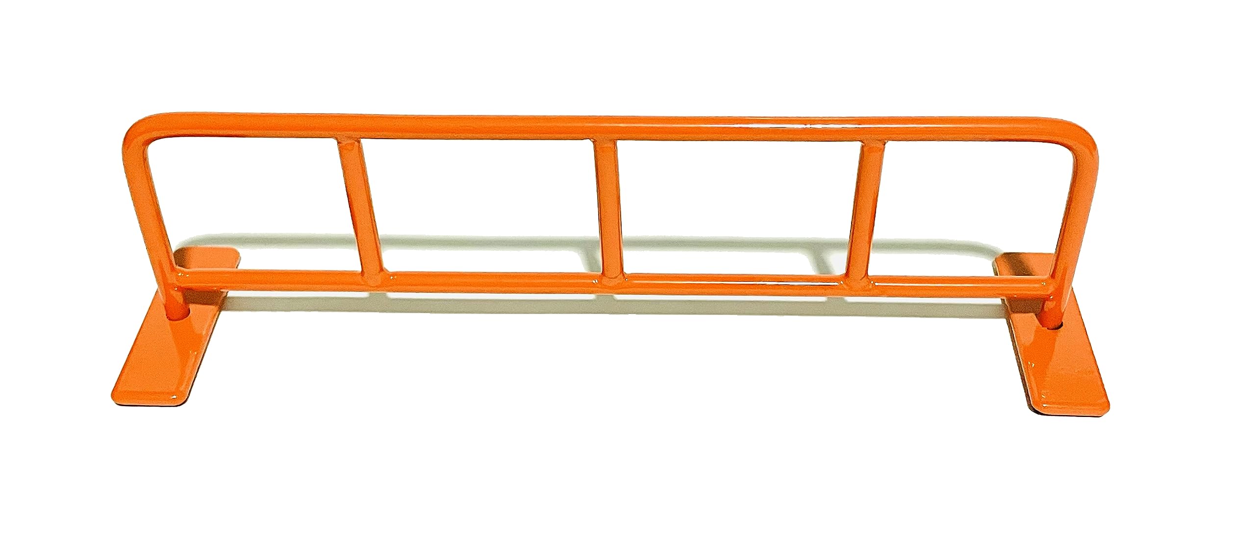 FLVFF Fingerboard Rail Bike Rack Metal Solid Steel Grind Rails Ramp and Skate Parks (BR) (Orange)