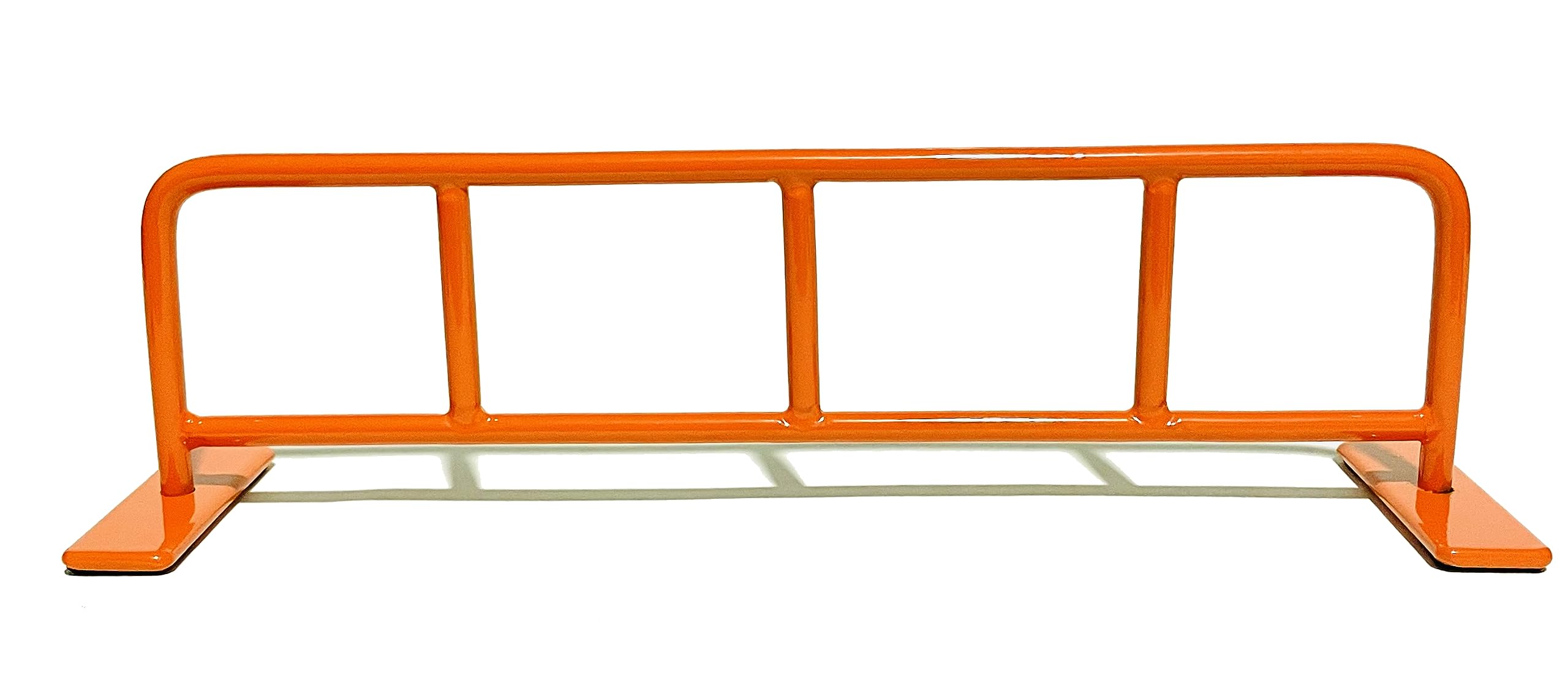 FLVFF Fingerboard Rail Bike Rack Metal Solid Steel Grind Rails Ramp and Skate Parks (BR) (Orange)