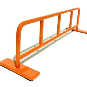 FLVFF Fingerboard Rail Bike Rack Metal Solid Steel Grind Rails Ramp and Skate Parks (BR) (Orange)