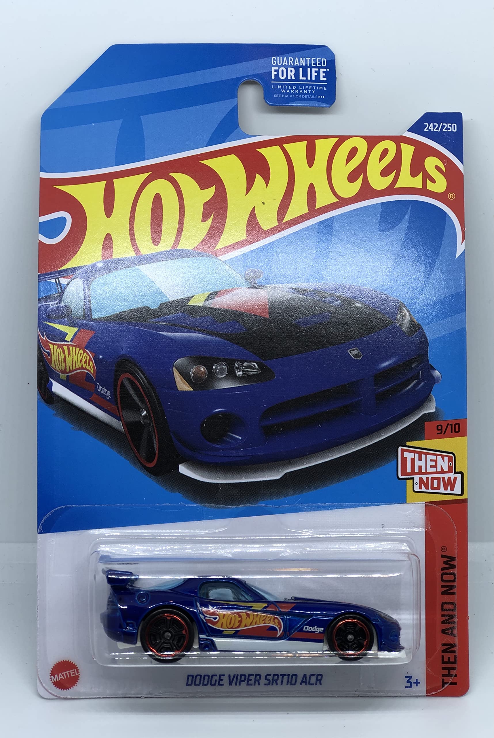 Hot Wheels 2022 - Dodge Viper SRT10 ACR - Then and Now 9/10-242/250 - Mint/NrMint - Ships Bubble Wrapped in a Box