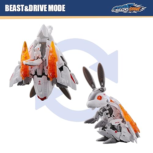 52TOYS BEASTDRIVE BD-07 Space Springer Deformation Toys Action Figure, Converting Toys in Vehicle and Beast, Perfect Birthday Party Gift for Teens and Adults