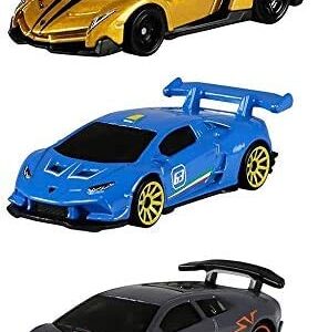 Race Lamborghini Superleggera Trofeo 5-Pack Cars Exotic Bundled with Murciélago + Huracán + Aventador J + Veneno Bugatti Aston Martin Lotus 2 Items