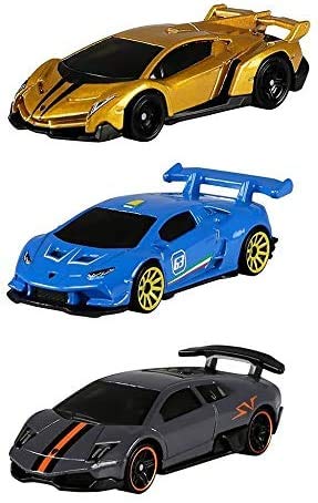 Race Lamborghini Superleggera Trofeo 5-Pack Cars Exotic Bundled with Murciélago + Huracán + Aventador J + Veneno Bugatti Aston Martin Lotus 2 Items