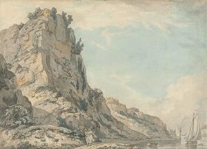 artdirect st. vincent's rock, clifton, bristol with hotwell's spring house in the distance 20x14 unframed museum art print poster ready for framing by francis wheatley (english, 1747-1801)