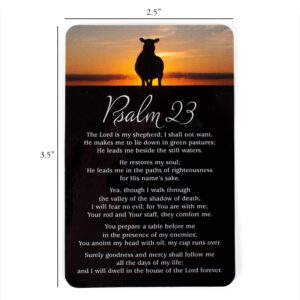 Dicksons Lord is My Shepherd Sunset 3.5 x 2.5 Cardstock Keepsake Bookmarks Pack of 12