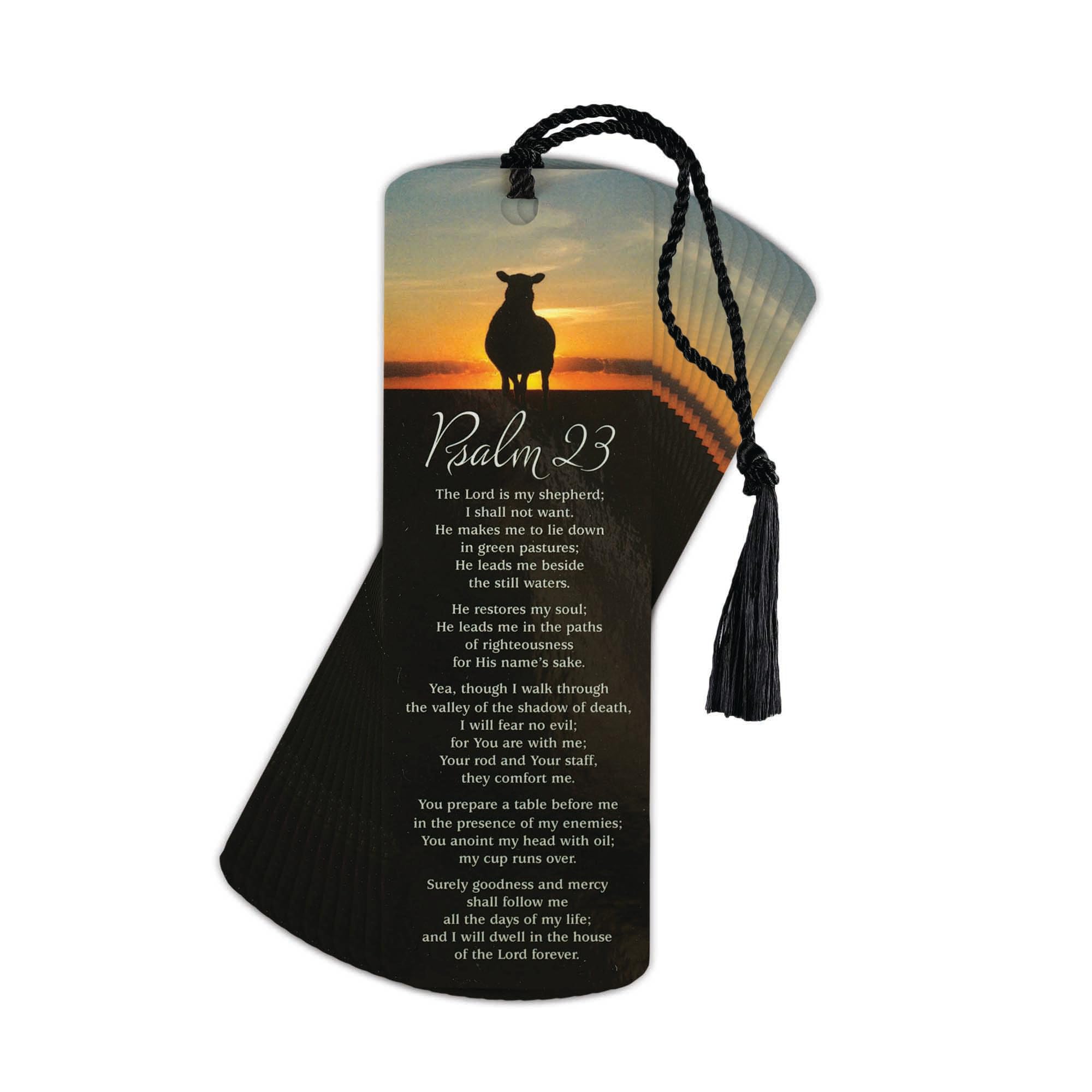 Dicksons Shepherd Sunset Black 6 x 2 Cardstock Keepsake Tassels Bookmarks Pack of 12