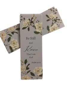 be still and know that i am god inspirational bookmarks religious church supplies psalm 46:10 (25 count)