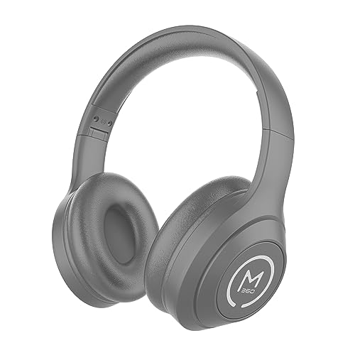 Morpheus 360 Comfort Plus Wireless Over-Ear Headphones - Bluetooth Headset with Microphone - 10H Playtime - HP6500G (Grey)