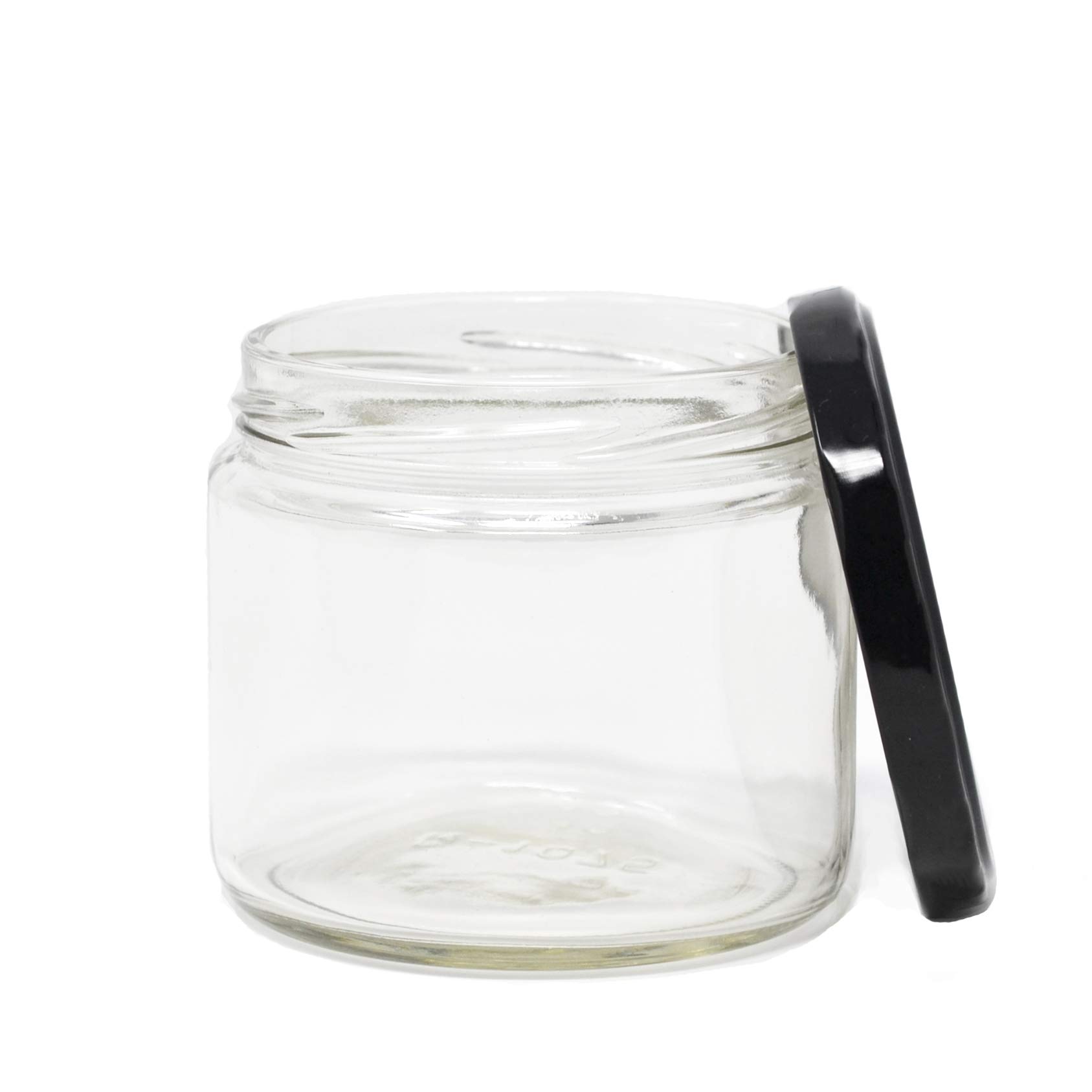 nicebottles Clear Glass Salsa Jars, 12 Oz - Case of 12