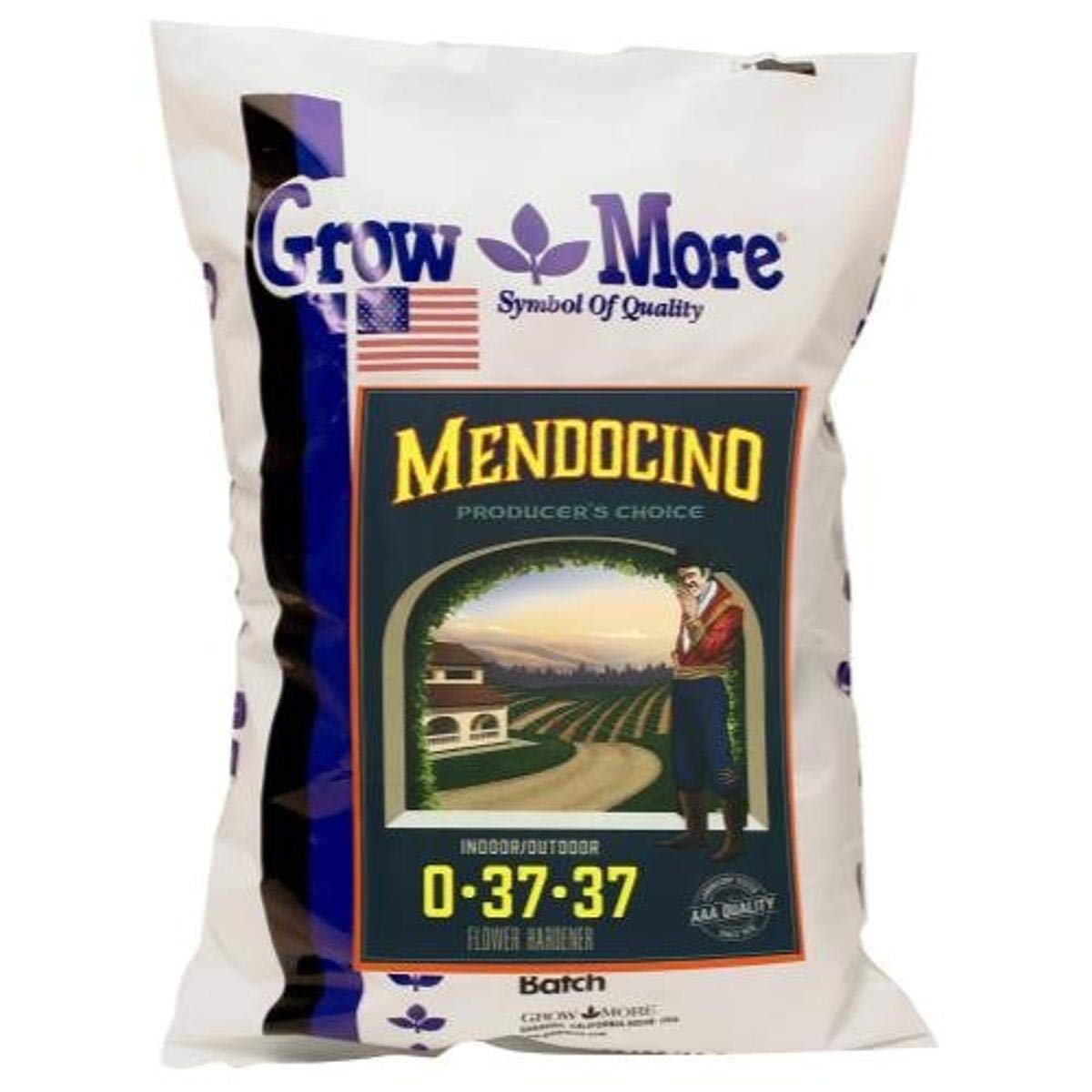 Grow More 721580, 25 lbs. Mendocino Flower Hardener 0-37-37, Natural