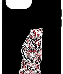 iPhone 13 Pro Max Mendocino CA Native American Brown Grizzly Bear Case