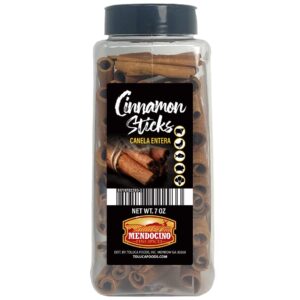 mendocino cinnamon sticks 3 in. cut 7 oz jar