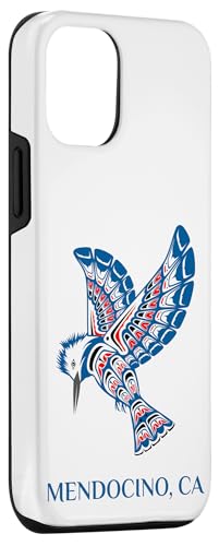 iPhone 13 Native American Mendocino Kingfisher Bird California Case