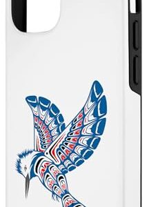 iPhone 13 Native American Mendocino Kingfisher Bird California Case