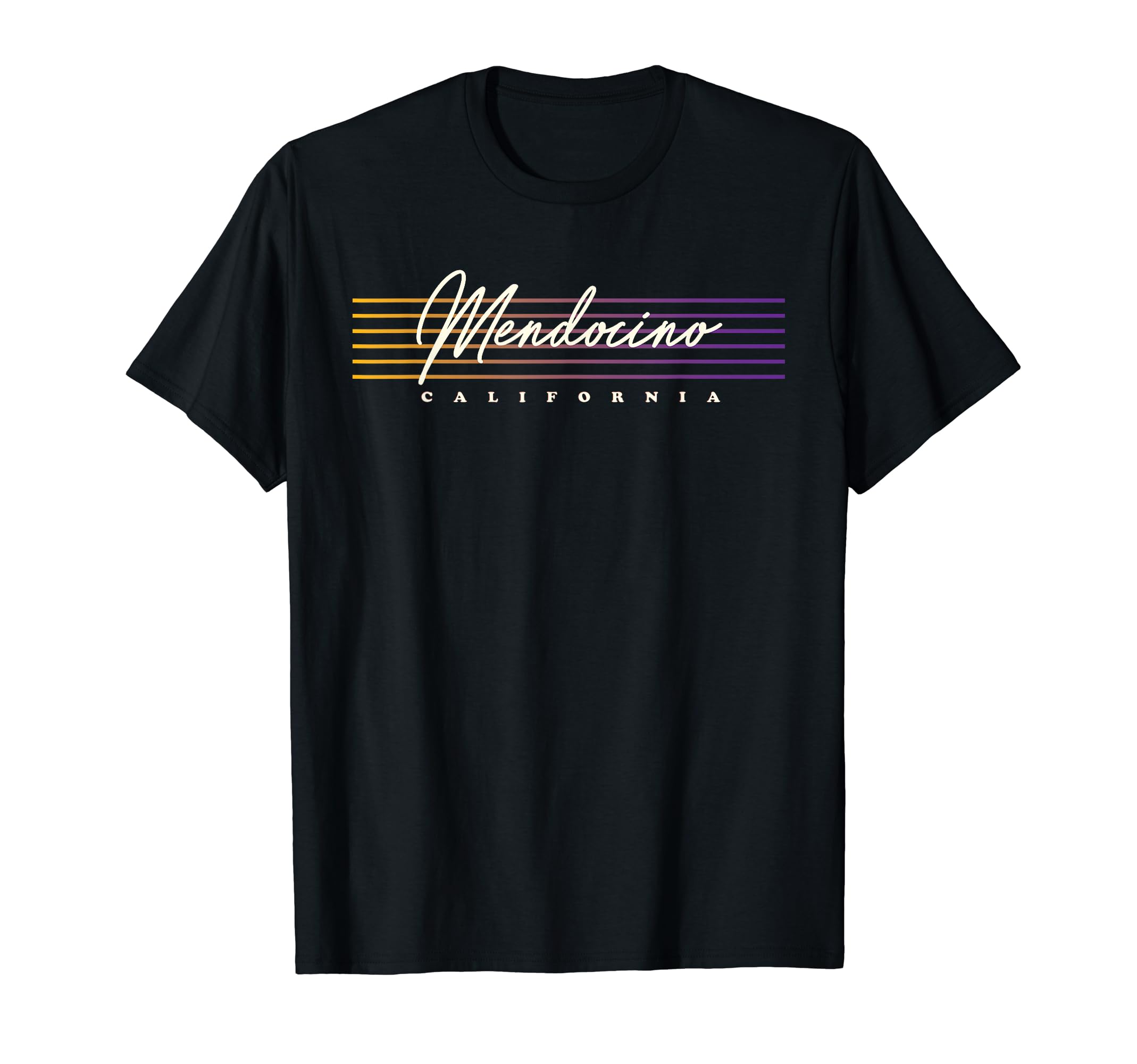 Mendocino Shirt Nostalgic Retro Style California T-Shirt