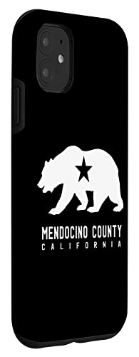 iPhone 11 Mendocino County Winery California Wine Lovers Flag Case