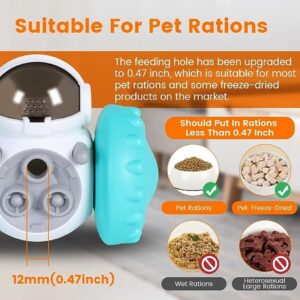 Pet Treat Interactive Food Dispenser Toy, Automatic pet Feeder Multifunctional Toy for Small and Large Dogs, and Cats, Improves IQ and facilitates Digestion