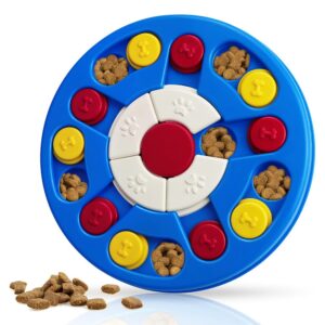 joansan dog puzzle toy, interactive dog game, mentally stimulating treat dispenser for large dogs, food grade material, sequential skills, portable