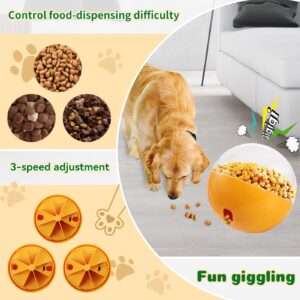 Jokepy Treat Dispensing Dog Toys, Treat Ball for Large, Medium, Small Dogs, Dog Puzzle and Slow Feeder Dog Treat Ball, Mentally Boredom Stimulating Toys for Dogs, Dog IQ&Enrichment Toys for Smart Dogs