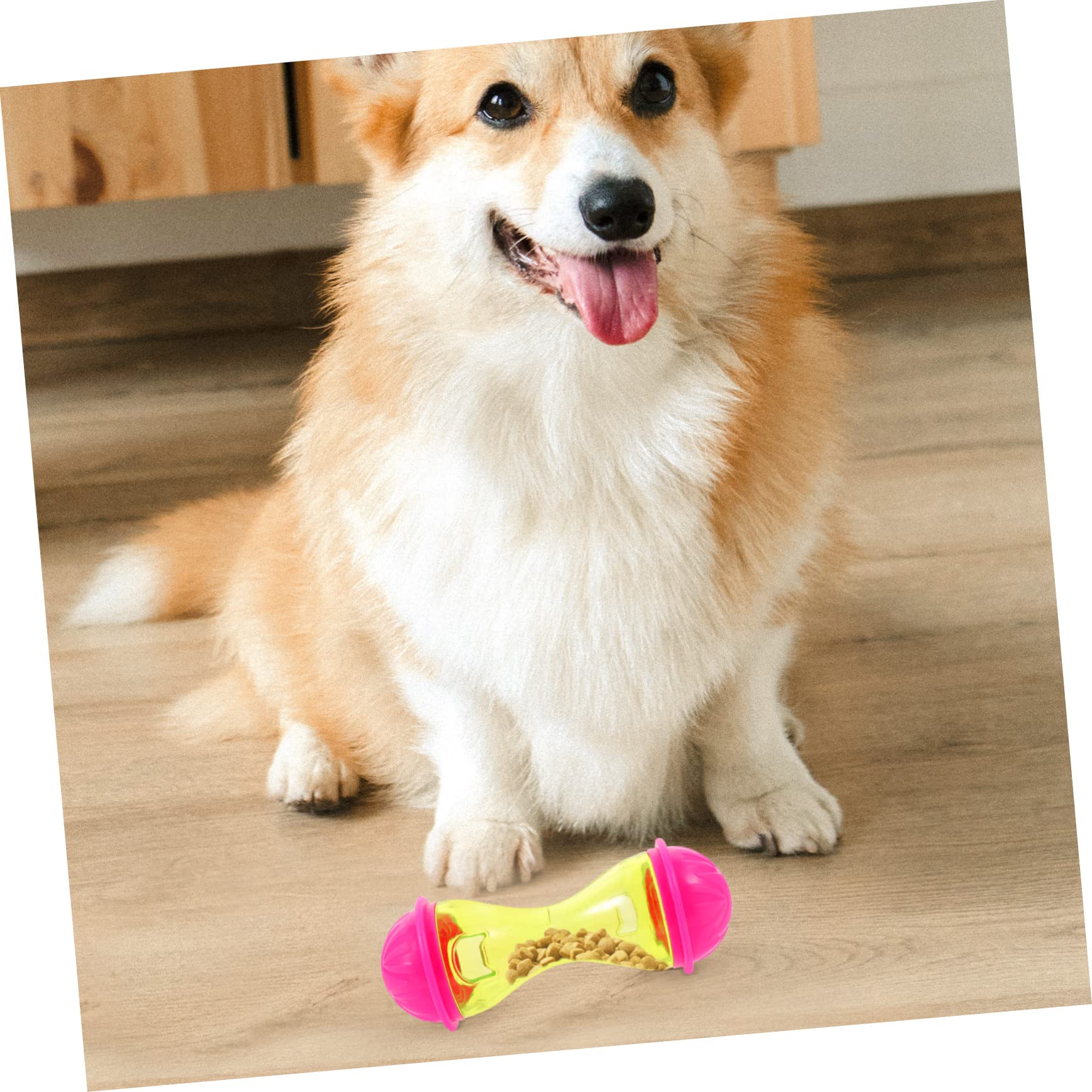 BUGUUYO Dog Food Leaker Auto Cat Toy Slow Feeder Dog Ball Treat Dog Entertainment Toys Cat and Dog Toys Bearded Dragon Toys Developmental Toys Dog Food Leakage Toy Brain Toy Pet Puppy Abs