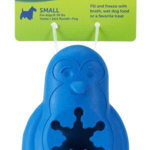 PetSafe Chilly Penguin - Freezable Dog Toy for Small Dogs - Fill and Freeze - Frozen Dog Toy to Fill With Treats - French Vanilla Scented - Interactive Pet Puzzle for Boredom/Separation Anxiety, Small