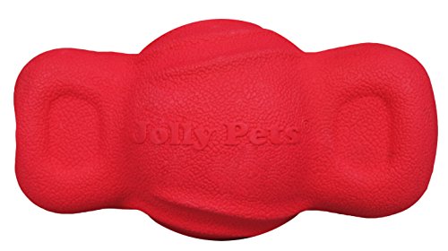 Jolly Pets Tuff Range Tuff Teeter Bouncing Treat Dispenser Dog Toy, 5 Inches, Red