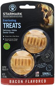 starmark everlasting bacon dog dental chew, small (873199002212)