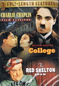 triple feature-charle chaplin film festival-buster keaton in college-the red skelton show