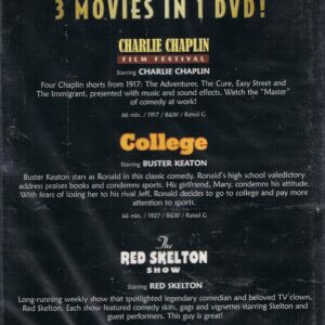 Triple feature-Charle Chaplin Film Festival-Buster Keaton in College-The Red Skelton Show