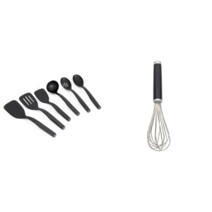 KitchenAid Universal Tool Set, 6 Piece, Black & KE060OHOBA Classic Utility Whisk, One Size, Black 2