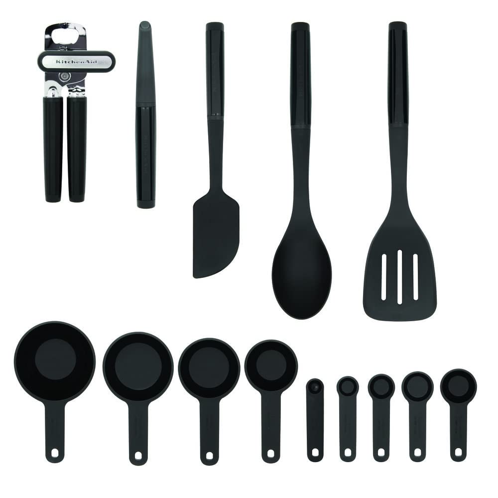 KitchenAid Universal Tool and Gadget Set, 14 Piece, Black