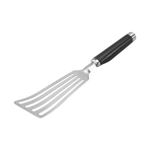 KitchenAid Gourmet Stainless Steel Flex Turner, One Size, Black