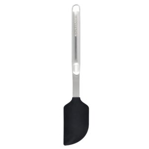 kitchenaid premium stainless steel scraper spatula with silicone spatula head