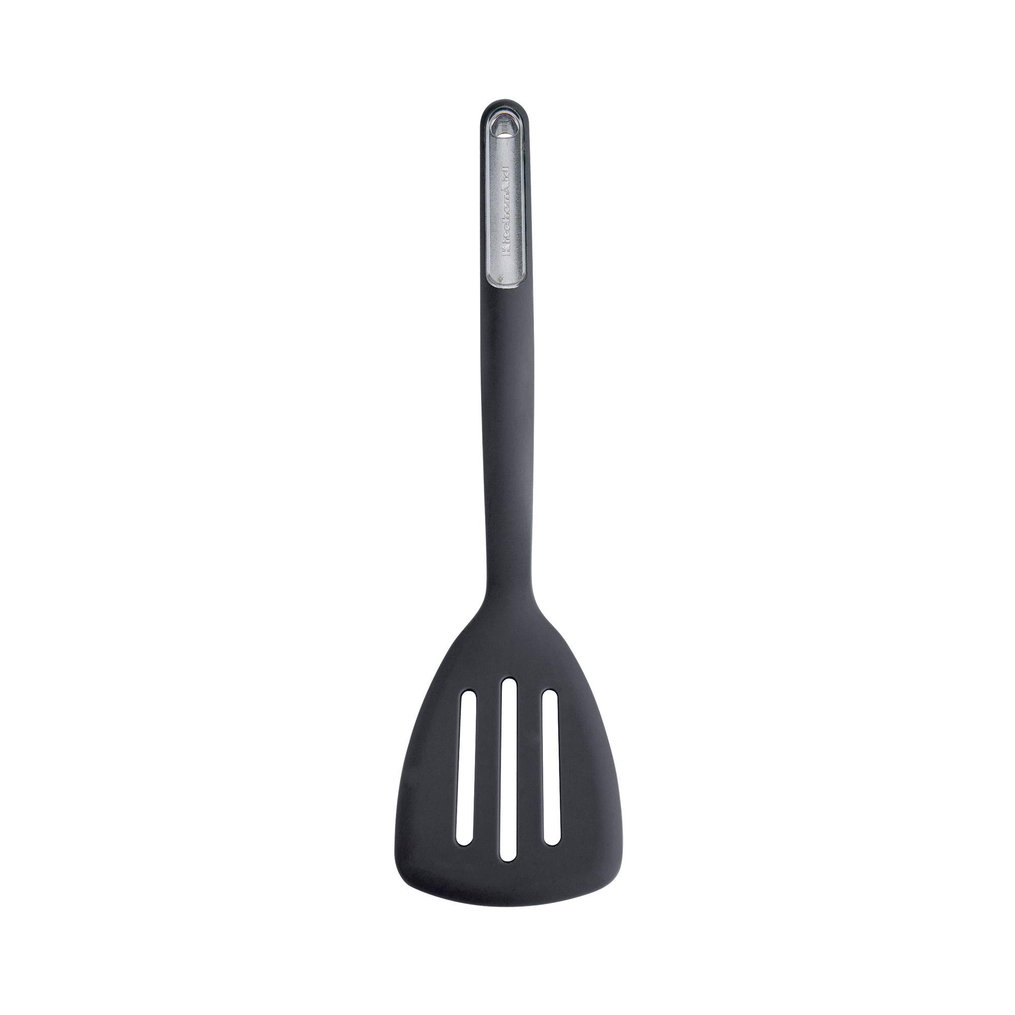 KitchenAid KL002OHOBA Classic Slotted Turner, 13.5 inches, Onyx Black