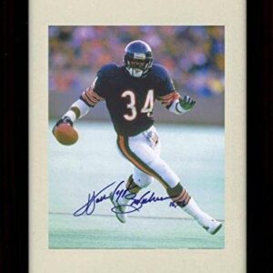 Walter Payton - Chicago Football Sweetness Autograph Promo Print - HoF RB - Framed 8x10